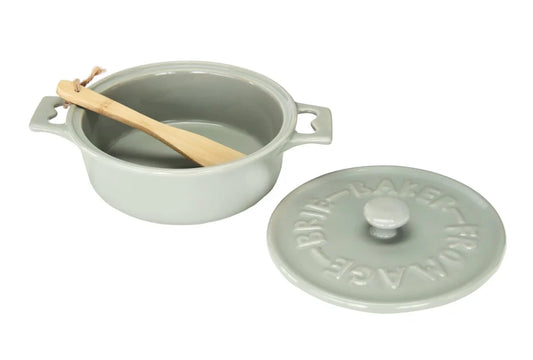 Stoneware Brie Baker w/ Spreader