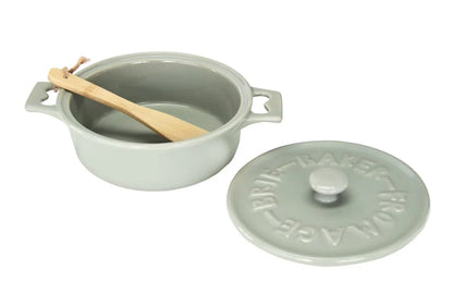Stoneware Brie Baker w/ Spreader