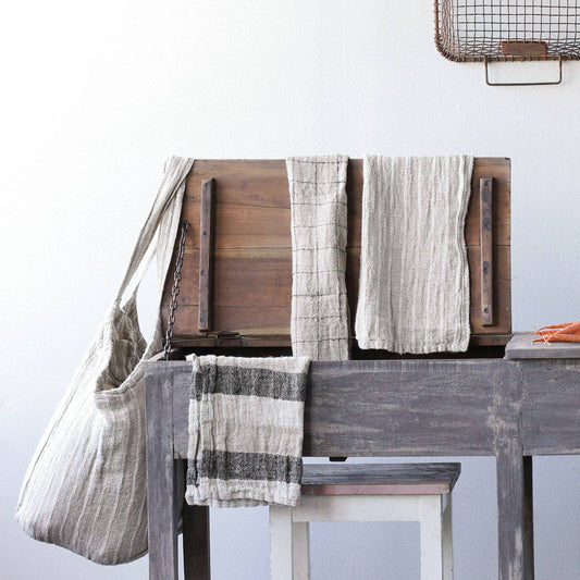 Charleroi Handwoven Linen Hand Towel