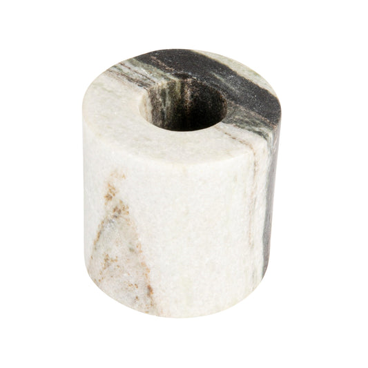Marble Taper Holder, Black Melange